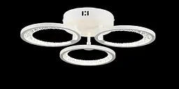 Люстра стельова LED Splendid Ray L2930/3, 3 лампи, 40 см, 3000K, білий метал, сучасний стиль з пультом та димером - мініатюра 4