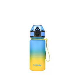 Дитяча пляшка для води LittleBig UZSPACE 3020Yellow-Blue 350 мл, жовто-блакитна - мініатюра 4