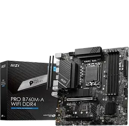 Материнська плата MSI Pro B760M-A Wi-Fi DDR4 LGA 1700 (PRO B760M-A WIFI DDR4)