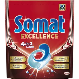 Таблетки для посудомийних машин Somat Excellence 30 шт. (9000101808292) - мініатюра 1