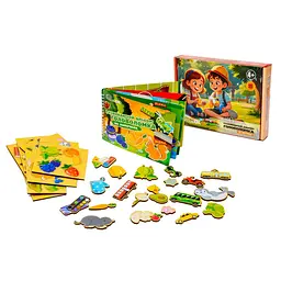Розвиваючий Альбом "Головоломка на липучках" PuzzleOK Puz-22925