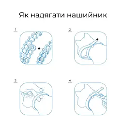 Нашийник протипаразитарний для котів та собак Superium Блокер 35 см - мініатюра 7
