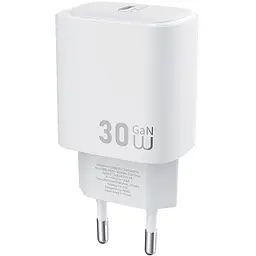 МЗП G008 Essen PD30W GaN (1USB-C) White Wiwu teh0029661 - мініатюра 5