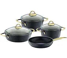 Набір посуду O.M.S. Collection 3019 Black 7 предметів