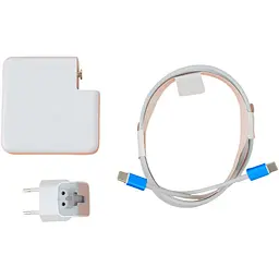 Блок живлення для Apple MacBook Pro 15" A1707 A1719 USB Type C 87W, (20.2Vx4.3A/ 9Vx3A/ 5.2Vx2.4A, з кабелем)