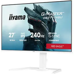 Монітор Iiyama 27" GB2771HSU-W1 White FHD IPS 240Hz (GB2771HSU-W1) - мініатюра 2