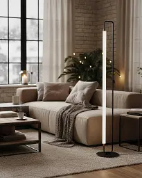 Торшер Polux Goldlux 334008 Felicja LED 1x24W 4000K 3700Lm IP20 чорний - мініатюра 3