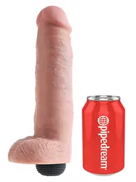 Фалоімітатор з еякуляцією King Cock Squirting Cock 25.4 см тілесний - мініатюра 2