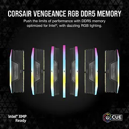 Модуль пам'яті Corsair DDR5 32GB (2x16) 6000MHz Vengeance RGB Black (CMH32GX5M2M6000Z36) - мініатюра 7