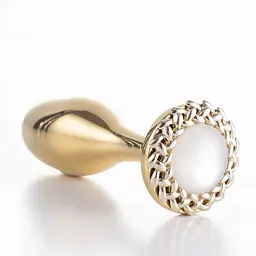 Анальна пробка Lockink Sevanda Pearl Rose-shape - мініатюра 4
