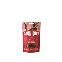 Ласощі м'які для котів Carnilove Soft Snack Turkey with Catnip індичка і котяча м'ята 50 г