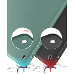 Чохол-книжка BeCover Tri Fold Soft TPU Silicone для Apple iPad 9.7 2017/2018 A1822/A1823/A1893/A1954 Dark Green (711129) - мініатюра 5