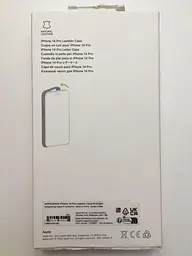 Оригінальний шкіряний чохол Apple Leather Case MagSafe MPPG3ZM/A для iPhone 14 Pro (6.1") Black - мініатюра 4