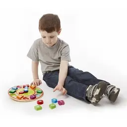 Розвиваюча іграшка Melissa&Doug Годинник-сортер (MD18593) - мініатюра 4