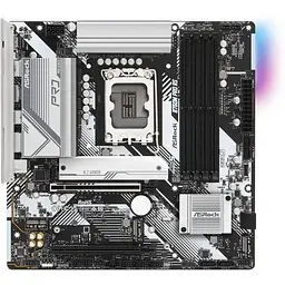 Материнcька плата ASRock B760M PRO RS (1700/B760, 4*DDR5, 2xPCIex16, 4xSATAІІІ, 3xM.2, 2.5GLan, 7.1ch, mATX)
