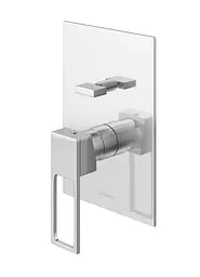 Душова система Kohlman Nexen 40 chrome + BOX прихованого монтажу QW210UQ40, Хром - мініатюра 2