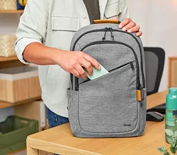 Рюкзак Trust Avana 16" Eco Grey - мініатюра 3