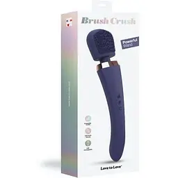 Вібромасажер із силіконовою щіточкою Love to Love Brush Crush - мініатюра 6