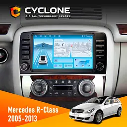 Штатна магнітола Mercedes-Benz R-Class (W251) 2005-2013 Cyclone C9-012 4x64 DSP 4G Cyclone (НФ-00007339)