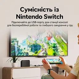 Мережевий адаптер Vention зовнішня мережева карта USB-A на Ethernet RJ45 10/100/1000 Мбіт/с без встановлення драйверів у macOS і Windows 8–11 для USB-порту док-станції Nintendo Switch з LED-індикаторами підключення з алюмінієвим тепловідвідним корпусом з вбудованим кабелем 0,15 м сірий (CEZHB) - мініатюра 8