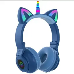 Навушники Unicorn Bluetooth Stereo STN-27 LED blue - мініатюра 2