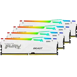 Оперативна пам'ять Kingston Fury 128GB (4x32GB) DDR5 5600MHz Beast RGB (KF556C40BWAK4-128)