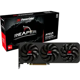 Відеокарта PowerColor Reaper AMD Radeon RX 9070 XT 16 GB GDDR6 [RX9070XT 16G-A] EU [130406]
