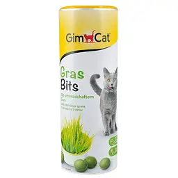 Вітамінізовані таблетки для котів GimCat Gras Bits трав'яні кульки, пакетик, 425 г - мініатюра 6