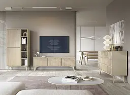 Комод Perfect Home Форест / Forest KSZ106 з 3 шухлядами Беж пісочний/ялиця сканді (PFH-091481) - мініатюра 9