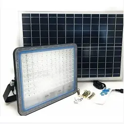 Світлодіодний переносний LED прожектор-ліхтар із сонячною панеллю вологозахист IP66 6000К 176led 400Вт - мініатюра 2