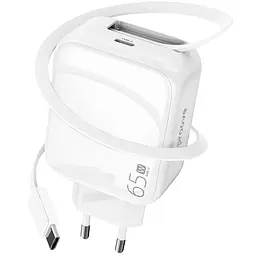 Зарядний пристрій Proove Fixtape GaN (Type-C) 65W white (WCFP65010202)