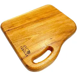 Дошка кухонна обробна Eco Tabulas дерев'яна фігурна 260 x 230 x 27мм кухоль Lux