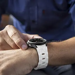 Ремінець силіконовий Samsung Galaxy Watch 4 5 6 7 BeWatch Білий (0140302) - мініатюра 6