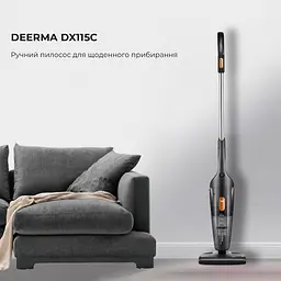 Пилосос 2 в 1 (вертикальний + ручний) Deerma Corded Hand Stick - мініатюра 2