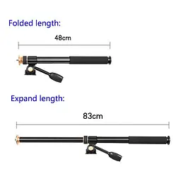Штанга для штатива Beike QZSD YT02 83 см 3/8'' [86254] - мініатюра 6
