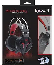 Гарнітура Redragon Memecoleous Black-Red (75096) - мініатюра 2