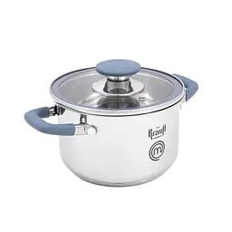 Каструля з кришкою Krauff MasterChef 26-238-084 16 см 2 л срібляста