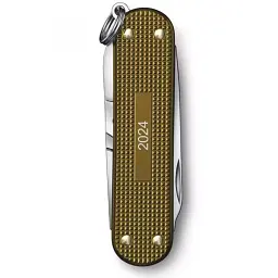 Ніж Victorinox Classic SD Terra Brown 58мм,5функ,ріфл.кор - мініатюра 2
