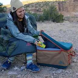 Сумка-холодильник Kelty Folding Cooler 48 Cans Синій-Помаранчевий - мініатюра 4