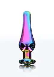 Анальна пробка Toy Joy Medium Twilight Bum Bijou, 8.5х3.3 см, різнокольоровий
