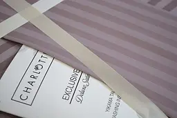 Постільна білизна Charlotte Murdum Сатин-Stripe / простирадло на резинці 180x200см Cotton Shine pbe0052110 - мініатюра 2
