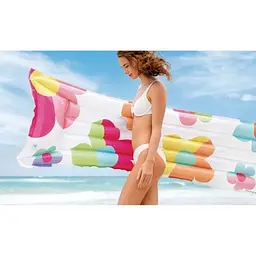 Матрац надувний пляжний "Квіти" Intex 59720-7, 183 x 69 см - мініатюра 2