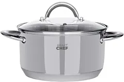 Каструля Bravo Chef 20 см (3.6 л) з кришкою (6720869)