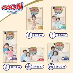 Підгузки-трусики Goo.N Premium Soft 5 (12-17 кг), 36 шт. - мініатюра 11