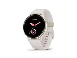 Смарт-годинник Garmin vivoactive 5 Cream Gold Aluminum Bezel with Ivory Case and Silicone Band (010-02862-11)