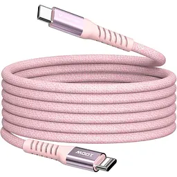Кабель Verbatim 100 Вт /USB-C–USB-C /120 см-рожевий (31857)