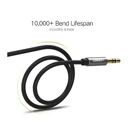 Кабель мультимедійний 3.5mm M to 3.5mm M 3.0m AV119 black Ugreen (10736) - мініатюра 6
