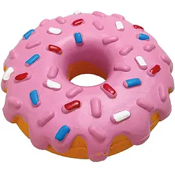 Іграшка для собак Tatrapet Toys Fun латексний пончик з пищалкою 14 см  