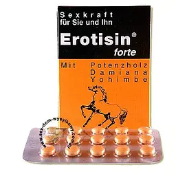 Таблетки Erotisin Forte 30 таблеток