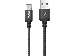 Кабель Hoco X14 Times Speed USB-A to Type-C 1m Black (6957531062868)